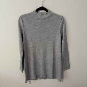 COS WOOL MOCKNECK PULLOVER